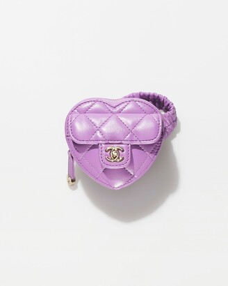 Chanel Heart Zipped Arm Coin Purse - ShopStyle Wallets & Card Holders